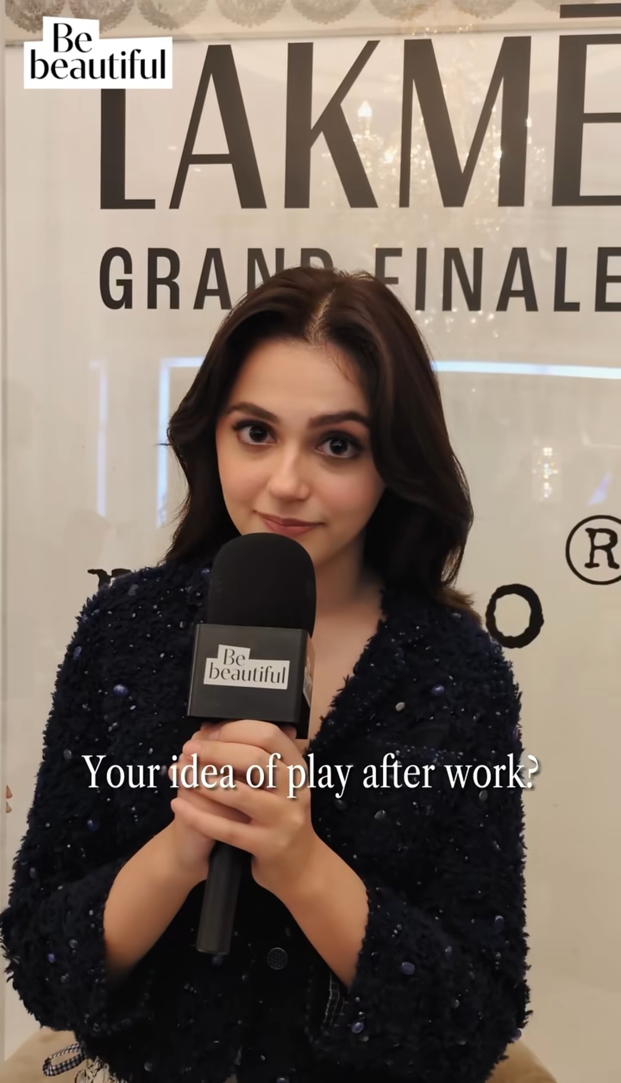 Aneet Padda BTS Pout