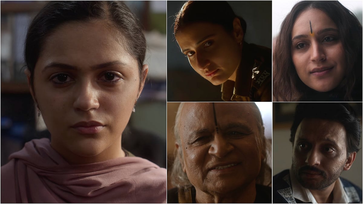 Aneet Padda as Meenu alongside the Hunkkaar trailer ensemble